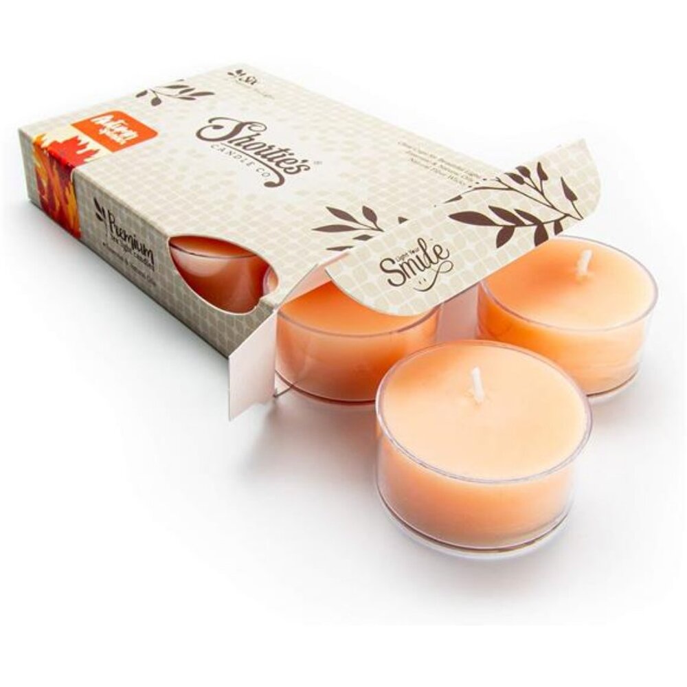 Autumn Splendor Premium Tealight Candles - Highly Scented with Essential Oils -